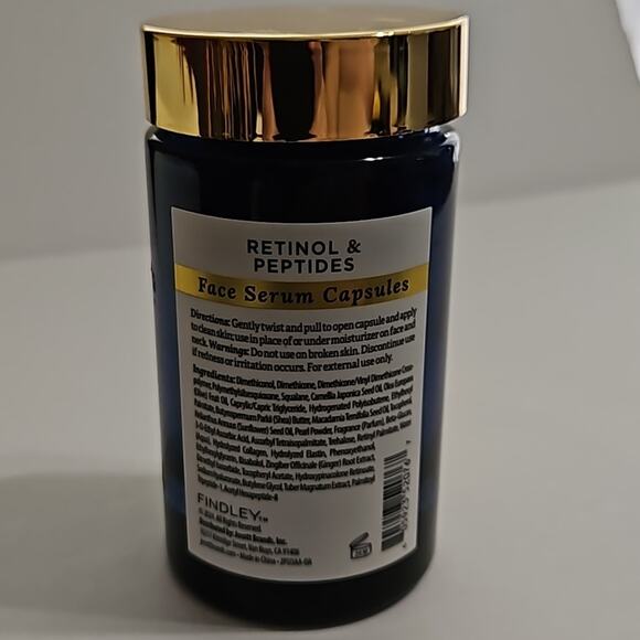 New FINDLEY Retinol & Peptides Overnight Restore Face Serum Capsules 60 pcs - Picture 2 of 5